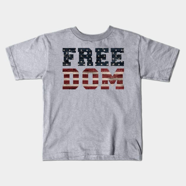 Motivation Freedom Kids T-Shirt by Socity Shop